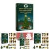 Green Bay Packers Jubiläums-Adventskalender Acryl Weihnachtsdeko Geschenk für Sportfans