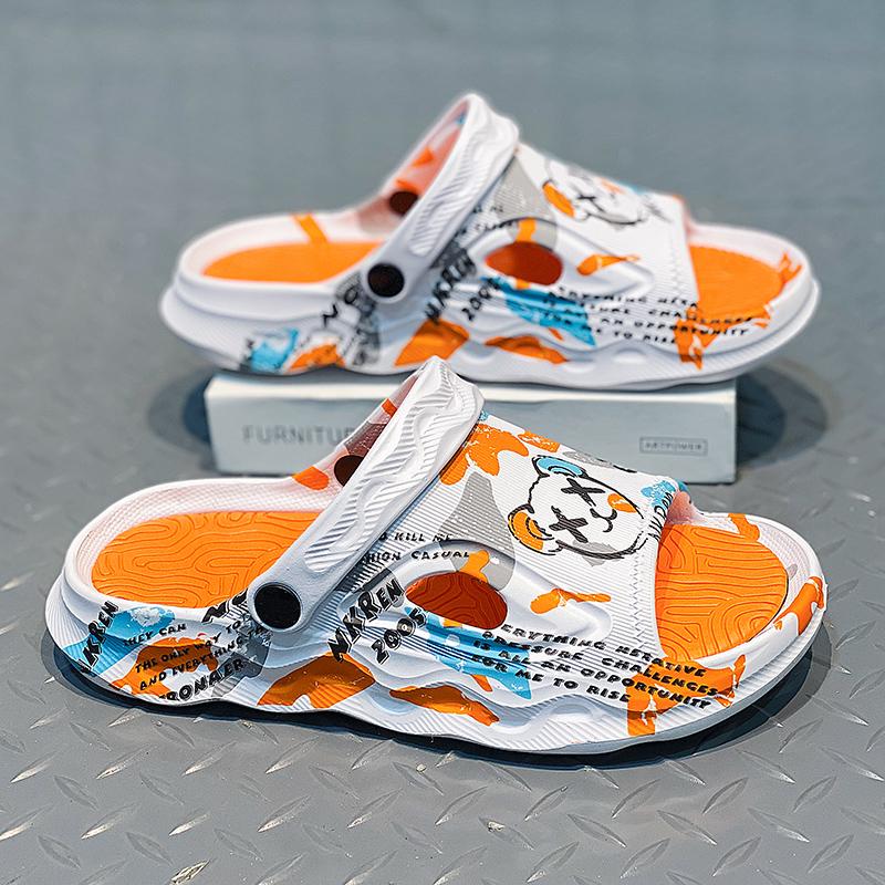 Slippers Men's Summer Wear Non-slip Deodorant Stepping On Shit Sandals Driving Dual-purpose Outdoor Sports Leisure Beach Sandals