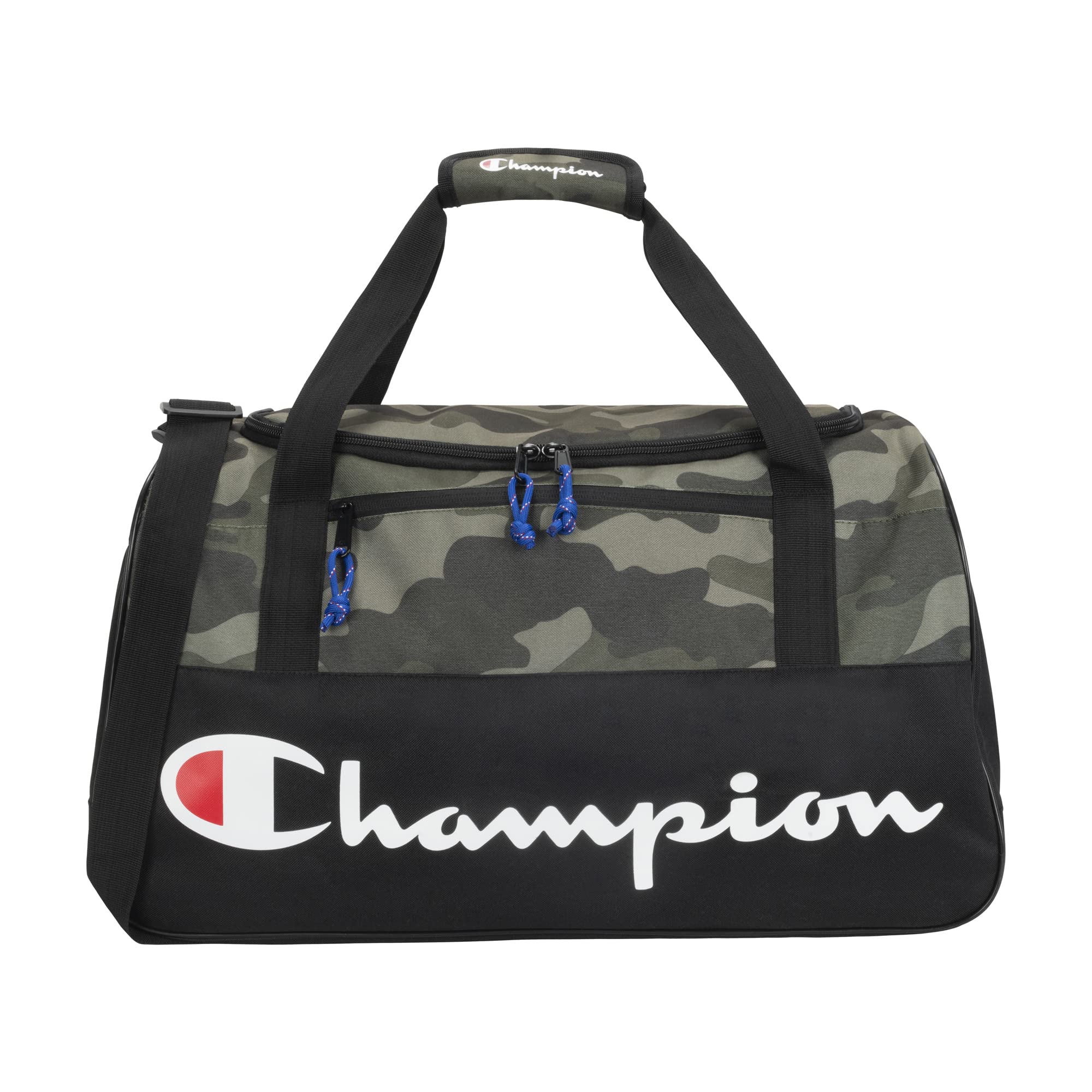 

Champion Logo Duffel Cammo Bag, Ammo/Black, One-Size