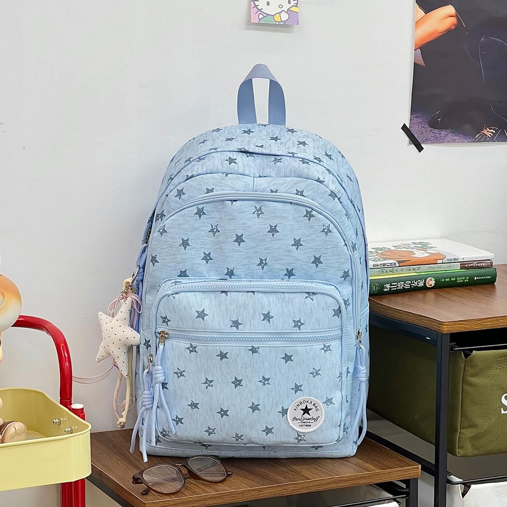 Schoolbag1011 New Schoolbag Large Capacity Backpack Student Backpack Cute and Light Casual Backpack Wholesale for Primary and Secondary School 