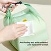 Foldable Waterproof Toiletry Pouch 2PCS Handbag, Large Opening Buckle Design, Lightweight Cosmetic Cosmetics Organizer Storage Bag, Portable