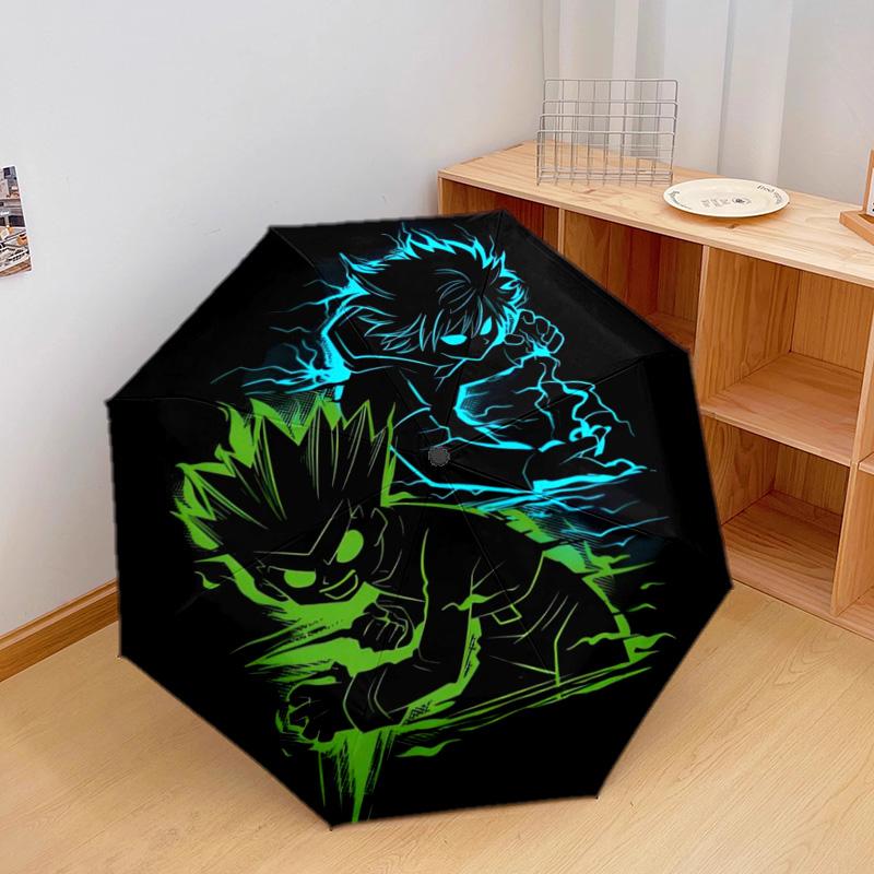 1PC Hunter X Hunter Automatic Umbrella - Suitable Travel Outdoor Portable Umbrella Birthday Gift Daily Essentials