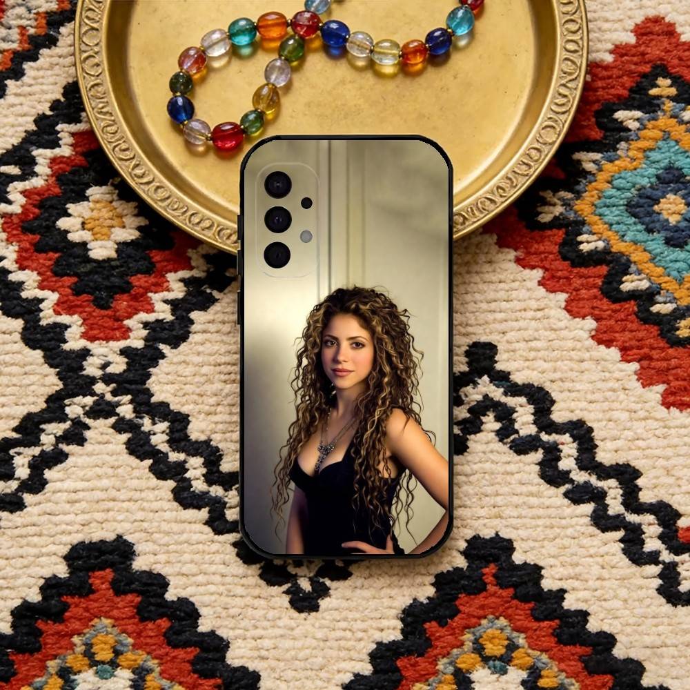 

Singer S-Shakira Phone Case For Samsung S25,S24,S23,S22,S21,S20,Plus,Fe,Lite,Others Black Cover Samsung S25Plus