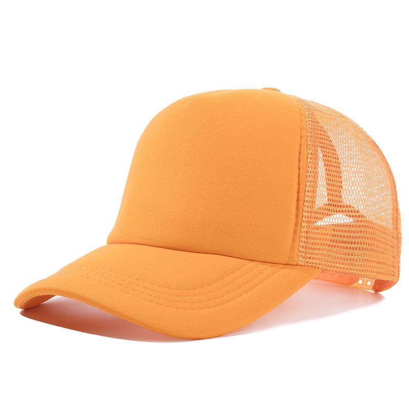 Czapka unisex Casual Plain Mesh Baseball Cap Regulowane czapki typu snapback dla kobiet mężczyzn Hip Hop Trucker Cap