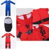 Boys Power Ninja Costume Martial Arts Japanese Samurai Warrior Dress Fancy