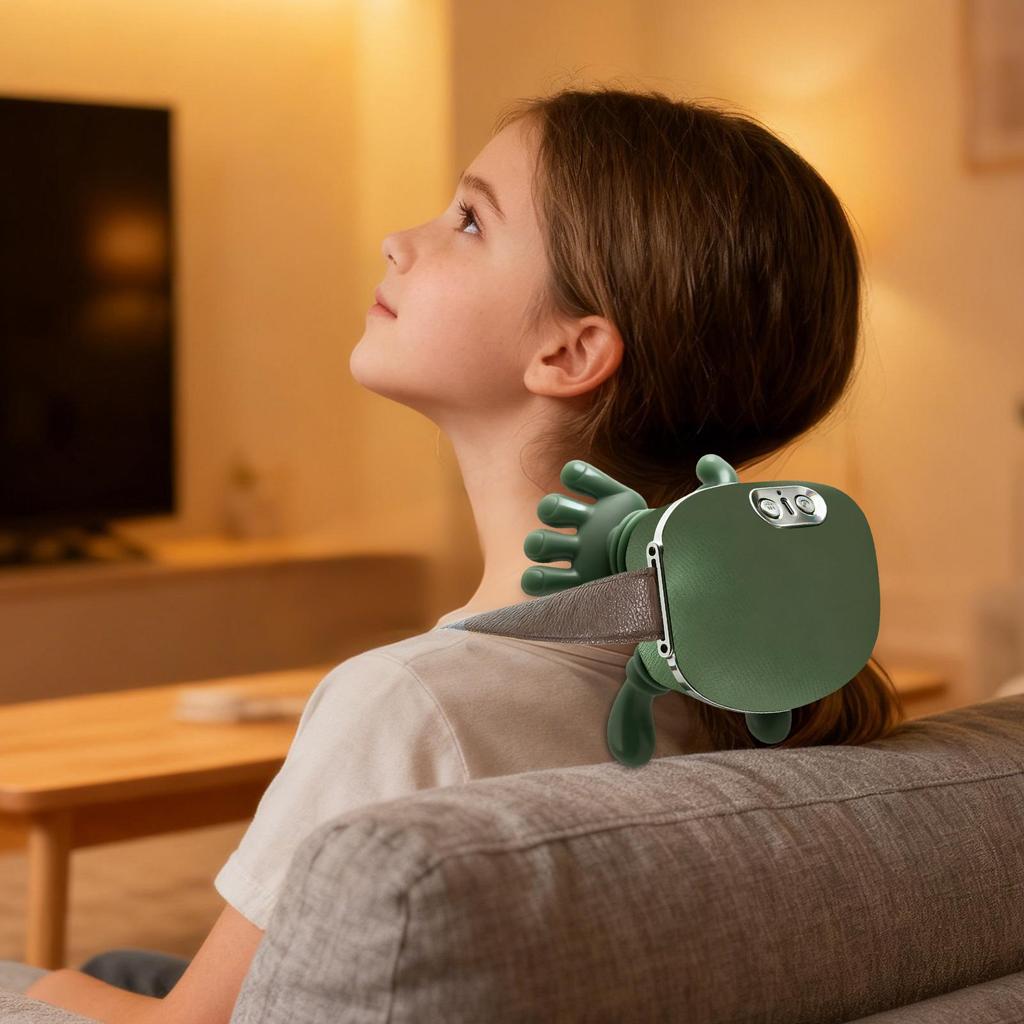 Smart Neck And Shoulder Massager Deep Tissue Relax Device Kneadings Massage Shawl Neck Cervical Relaxing Trapezius Massager