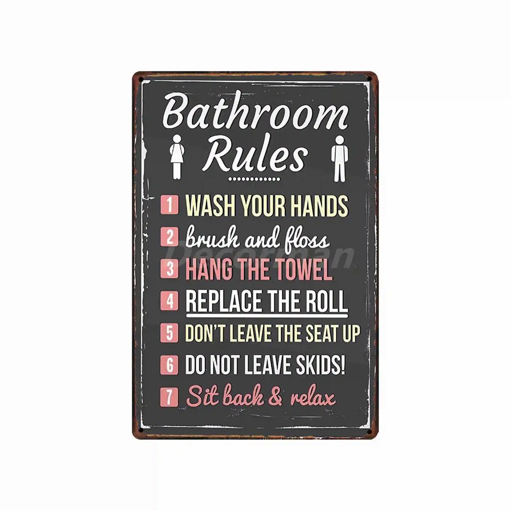 [ DecorMan ] BBQ Kitchen  Metal Signs Custom Wholesale Painting Bar Decor DD-1688