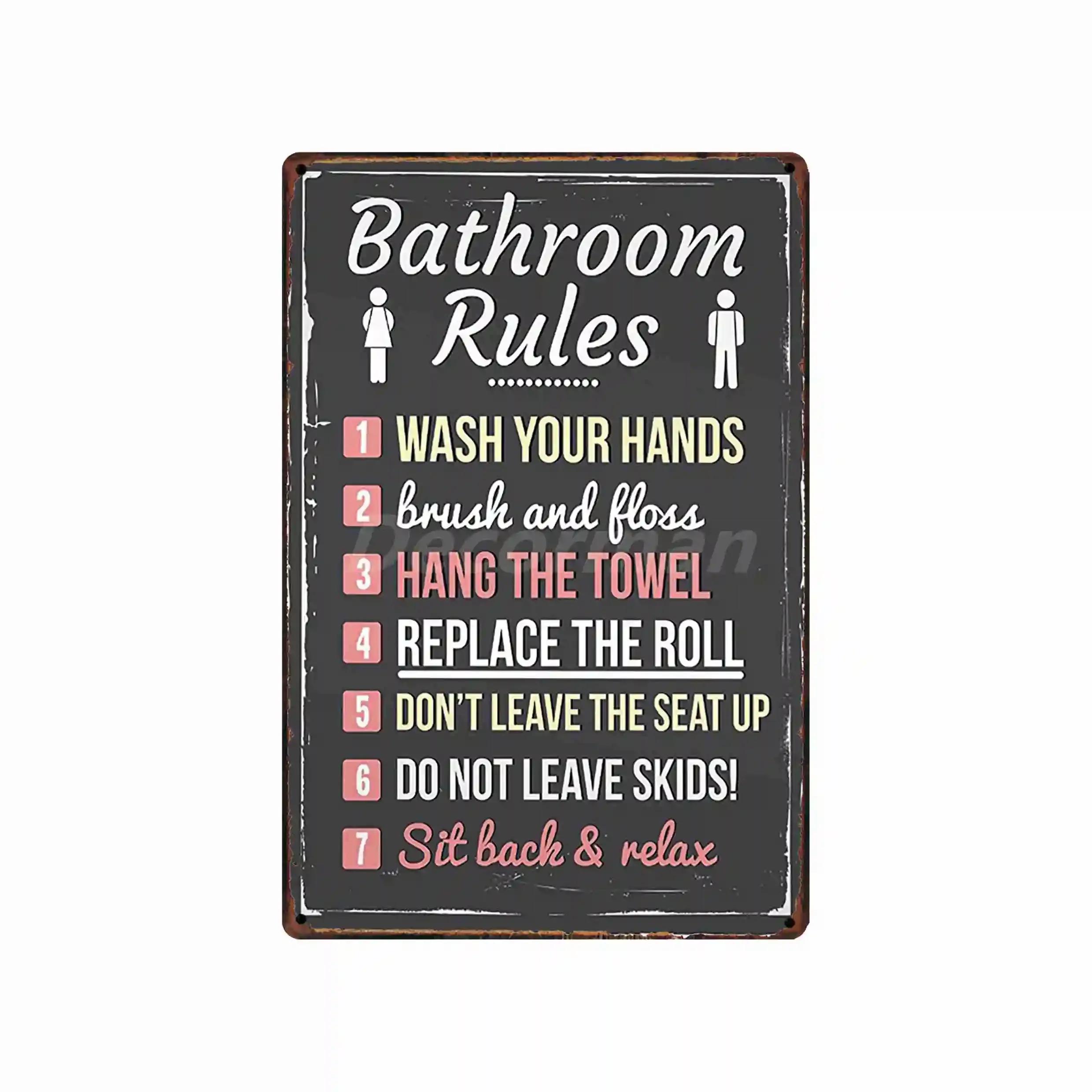 

[ DecorMan ] Кухня для барбекю Металлические таблички На заказ оптом роспись Декор для бара DD-1688 20x30cm