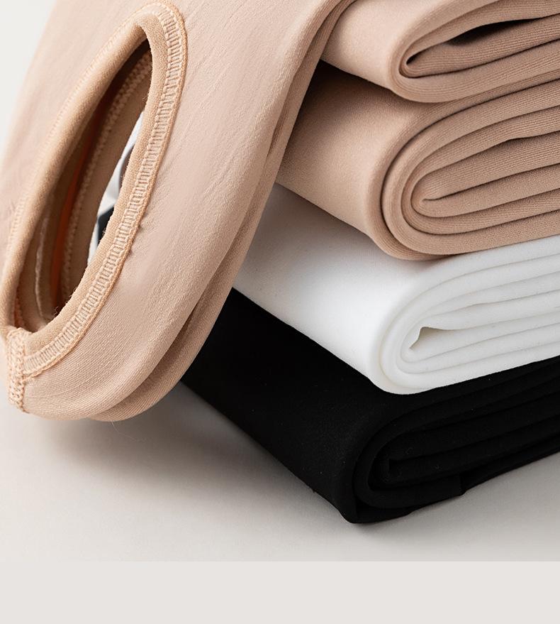 Barnens Vår & Höst Vita Fleece Dansleggings och Strumpor