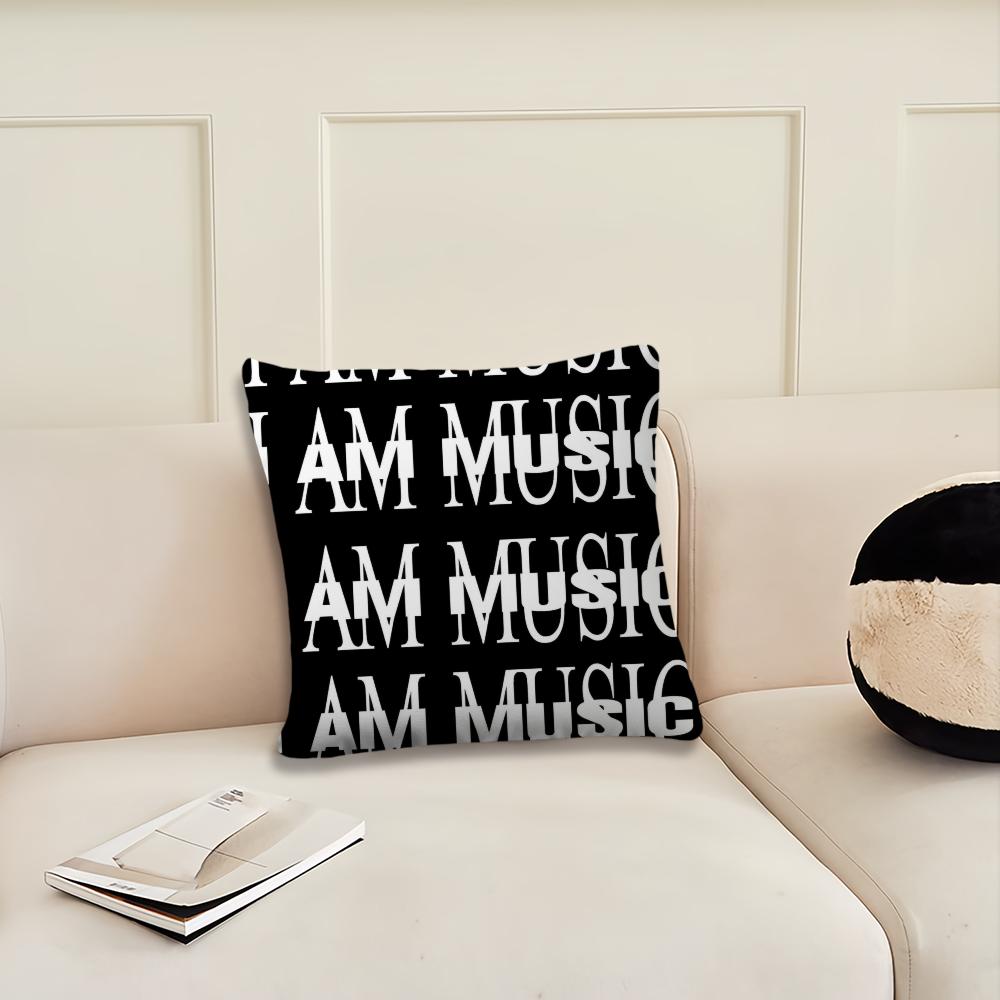 Рэпер P-playboi Carti Я Музыка наволочка Подушка Чехол Декор Комната Дом Диван гостиная Офис Авто Нордическая Простота 12x12Inch