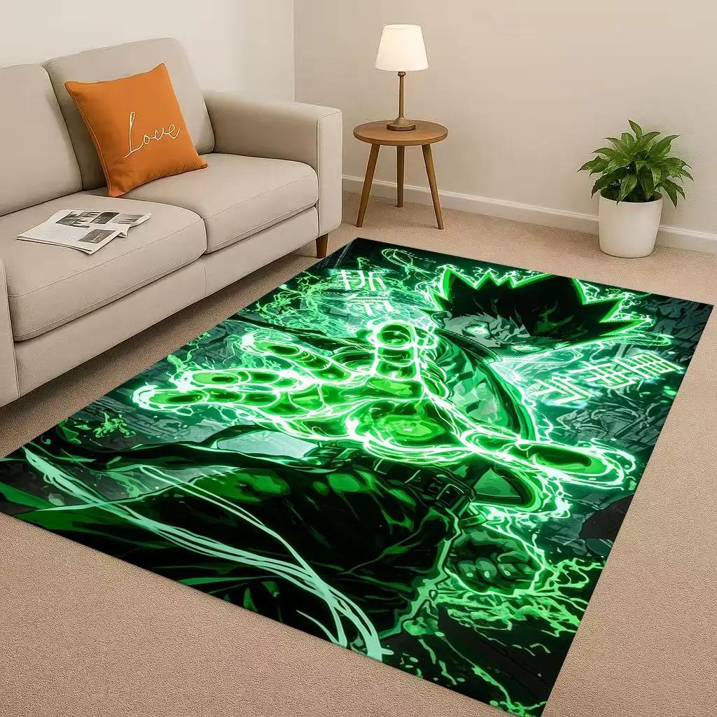 3D Anime Hunter X Hunter Killua Cartoon Living Room Non-Slip Area Rug Carpet for Bedroom Playroom Sofa,Home Decor Doormat Kids