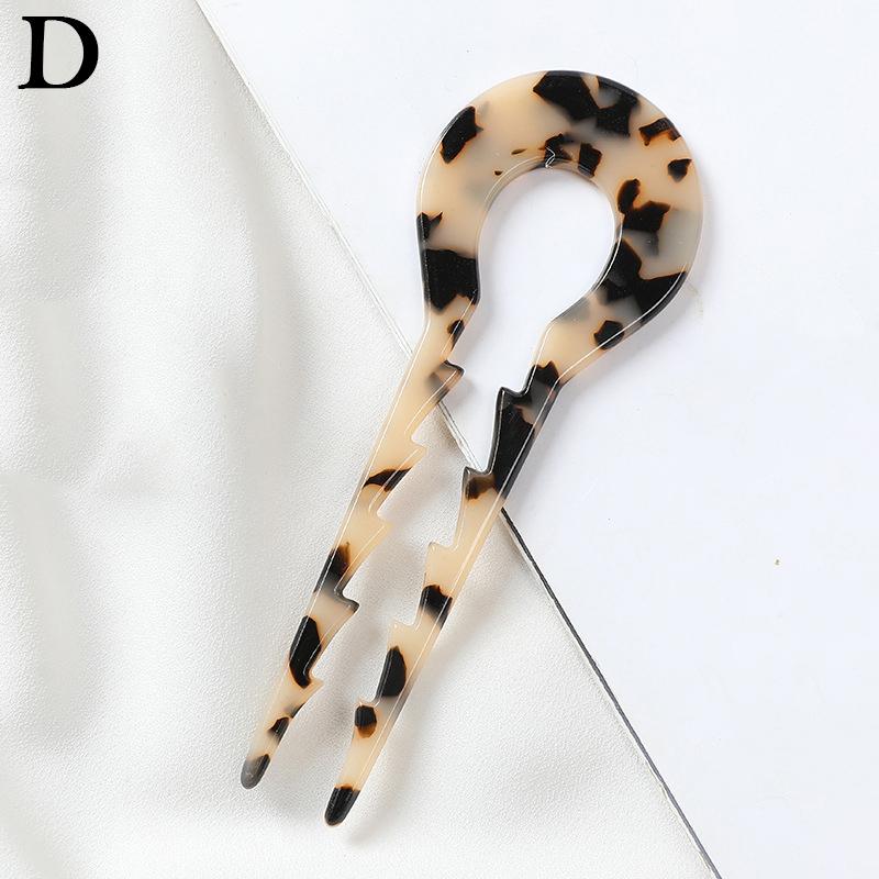 

Модная U-образная шпилька, вилка для волос, модная заколка для волос из материала уксусной кислоты, головные уборы, аксессуары для женщин и девочек, ретро ювелирные изделия, подарок