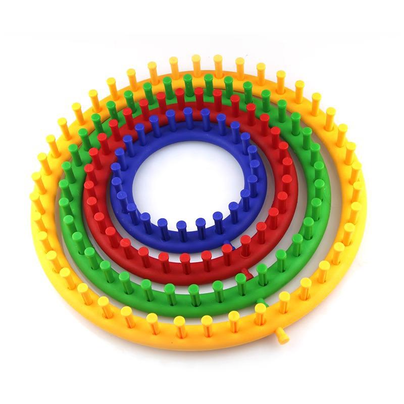 Set de instrumente de tricotat DIY: Mașină de tricotat cu dinți fini pentru eșarfe și pulovere.