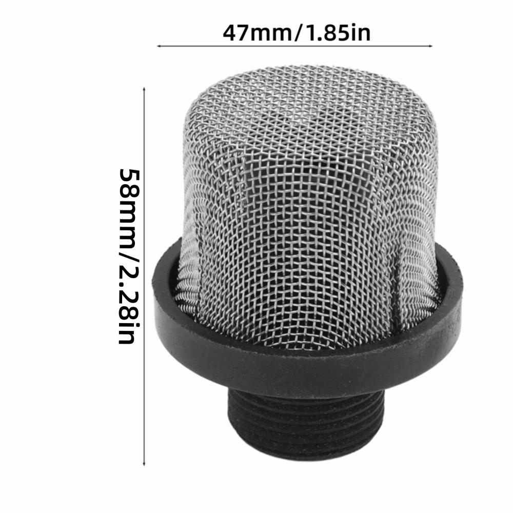 2 pcs Multifunctional Inlet Filter Efficient Suction Strainer Durable Strainer Filter Industrial