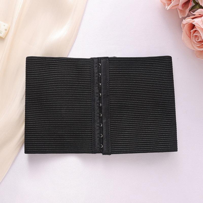 Корсет на талию Пояс для живота Корсет на талию Дышащий Полый Формирующий пояс Корректирующее белье Спортивный пояс M чёрный