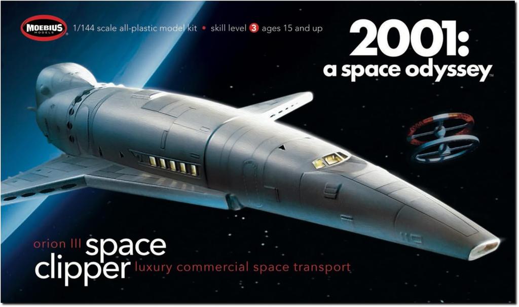 Platz Moebius Model 2001: A Space Odyssey Orion Space Clipper 1/160 Scale Plastic Model MOE2001-2R