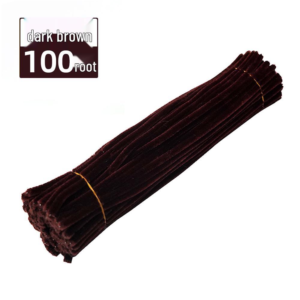 Youyou Tiger Twist Stick Handmade Super Soft Chenille Stems Educational Craft Materials for Macarons