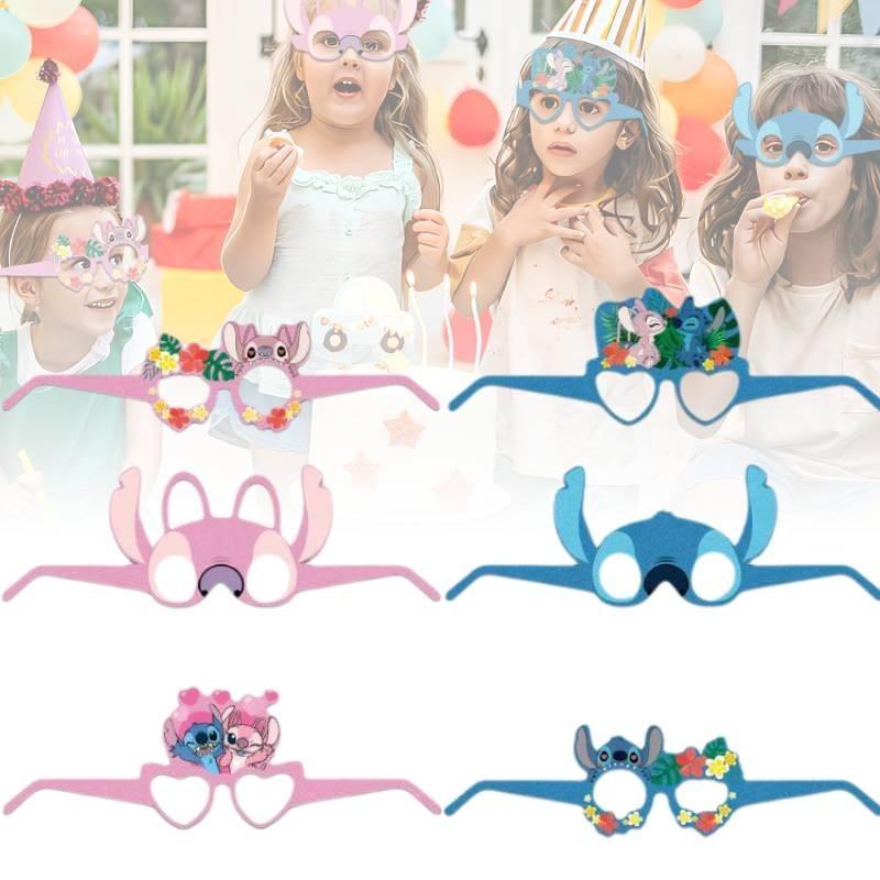 Bedårande Stitch Pappersglasögon För Roliga Sommarstrandfester Och Födelsedagsfiranden