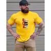 Relax Teddy Bear Graphic T-shirt For Men, Plus Size Summer Casual Tees For Big & Tall Man Tees for Summer, Mens Clothing