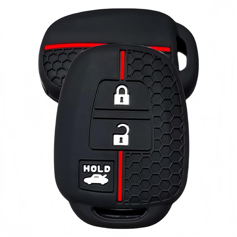 3 Buttons Silicone Car Key Case Shell Remote Key For Toyota Camry Rav4 Highlander Corolla