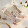 Hanfu Shoes Female Students Antique Women with Hanfu Inner Height Increased By 4cm
