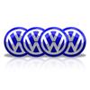 For Volkswagen 4Pc 56mm  Car Wheel Center Hub Caps Badge Sticker Accessories For VW Volkswagen Golf Polo Passat Touran Jetta Accessory EO1