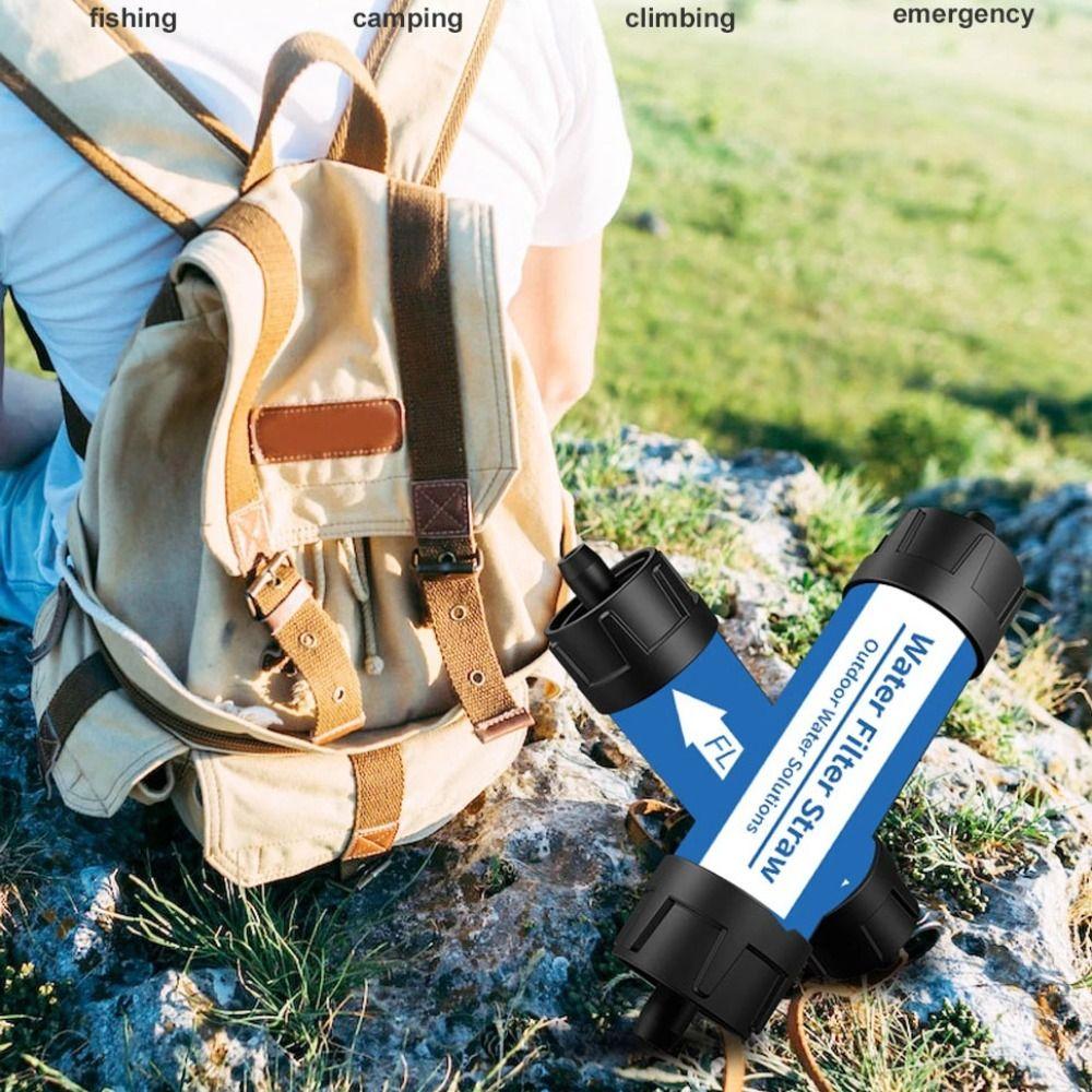 Straw Mini Water Filter Straw Purifier Drinking Water Filtering Straw  Mountain Climbing