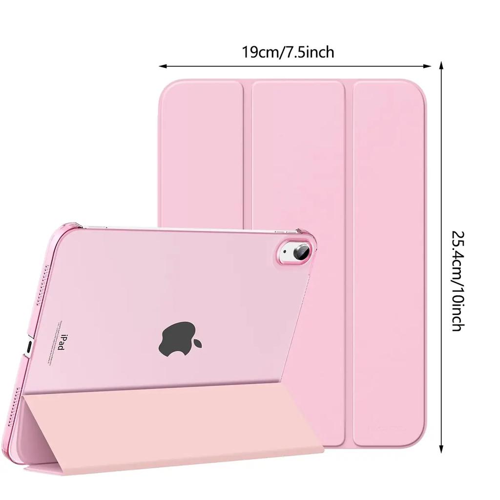 Slim Case for iPad 11th Gen 11-Inch (2025, A16) & 10th Gen 10.9-Inch (2022), Hard PC Clear Back Smart Cover, Supports Touch ID & Auto Wake/Sleep
