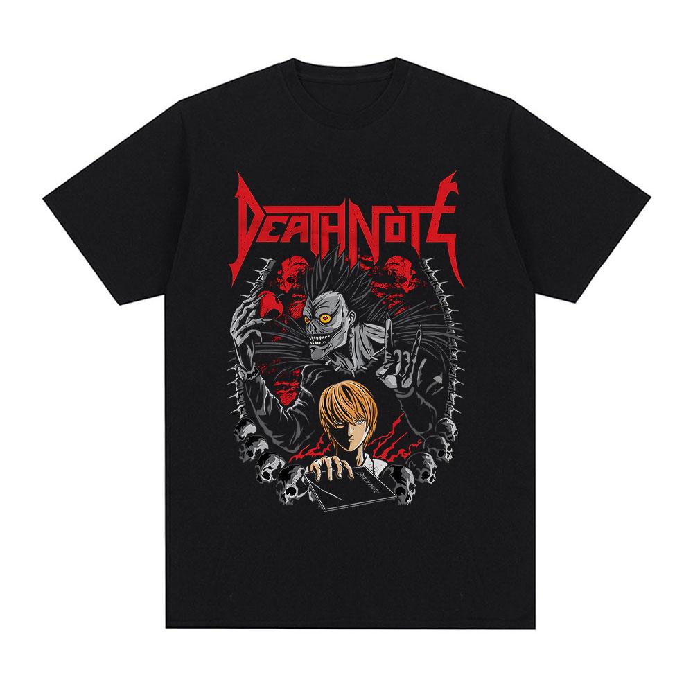 

Anime Death Note Ryuk Yagami T-shirt Men Women Clothing Cotton Oversized T-shirt Fashion Vintage Y2K Short Sleeve Tee Unisex ... 5XL різнокольоровий