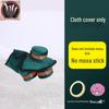 Portable Pure Copper Moxibustion Box with Cloth Cover and Mugwort Pad