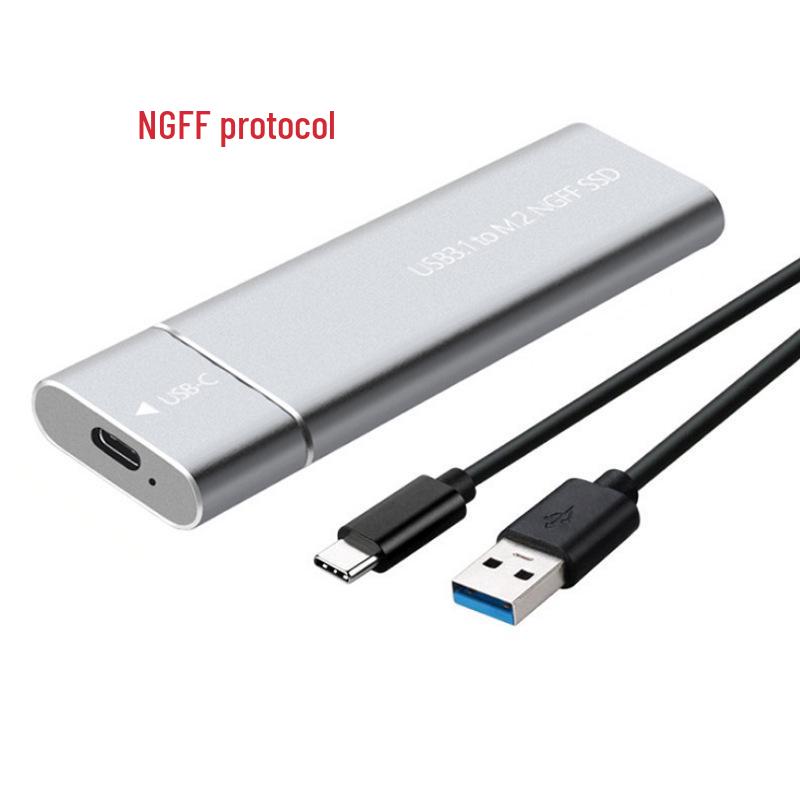New USB 3.0 M.2 NGFF SSD Enclosure: Metal Type-C Interface for Mobile Storage
