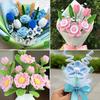 350/512pcs Pipe Cleaners Craft - Pipe Cleaners Flower, Pipe Cleaner Flower Kit, DIY Pipe Cleaners Bouquet for Project Activity