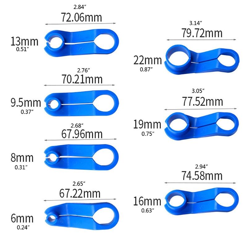 AC/Fuel Line Angled Disconnect Tool Set Air Conditioning Pipe Clamp Disassembly Tool