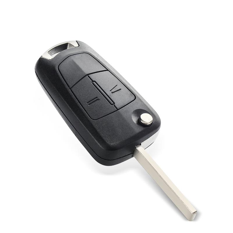 KEYYOU 10pcs Flip Remote Folding Car Key Fob Case Shell For Vauxhall Opel Astra H Corsa D Vectra C Zafira Astra Vectra Signum