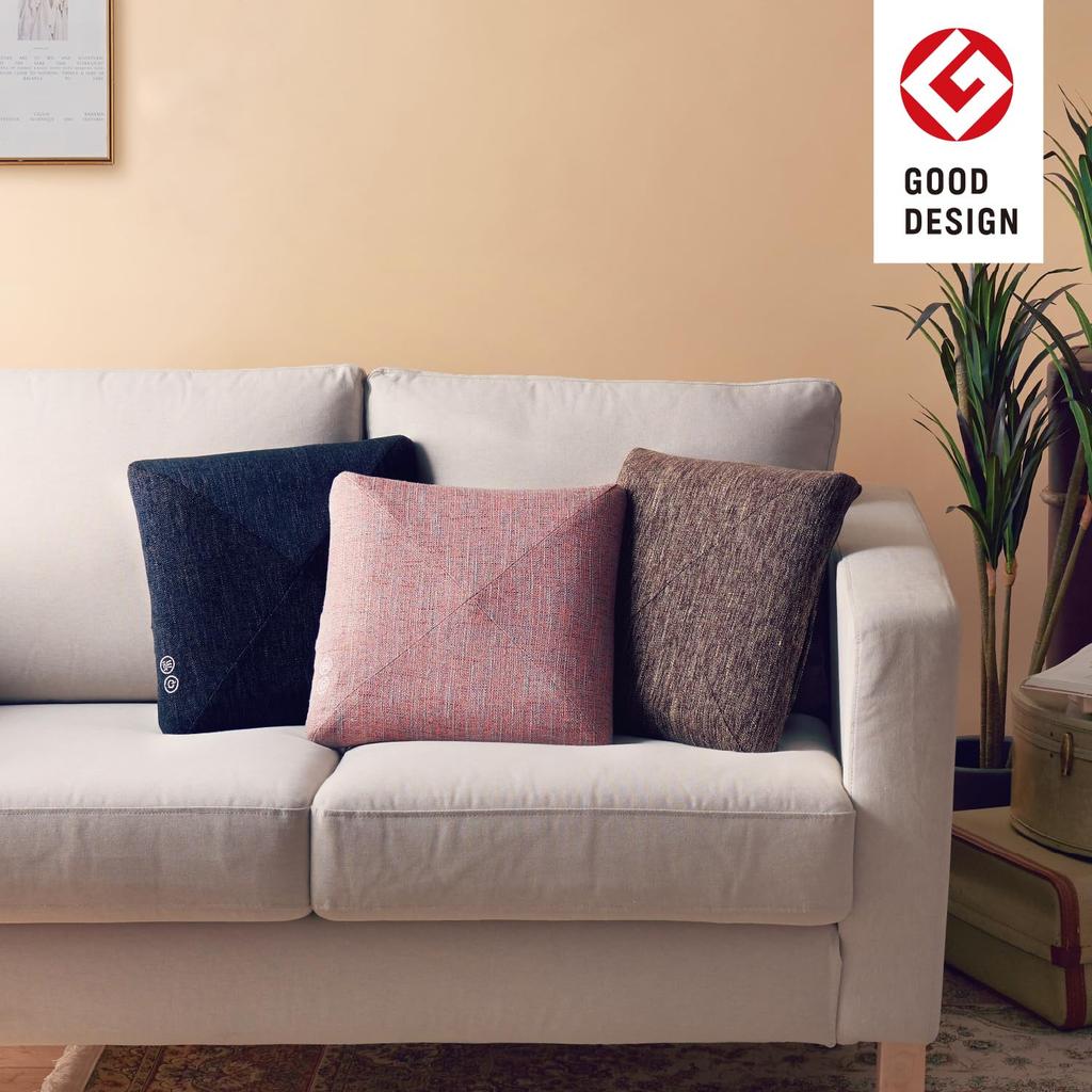 Atex Lourdes Double Massage Cushion, Pro, Black, AX-HCL338bk