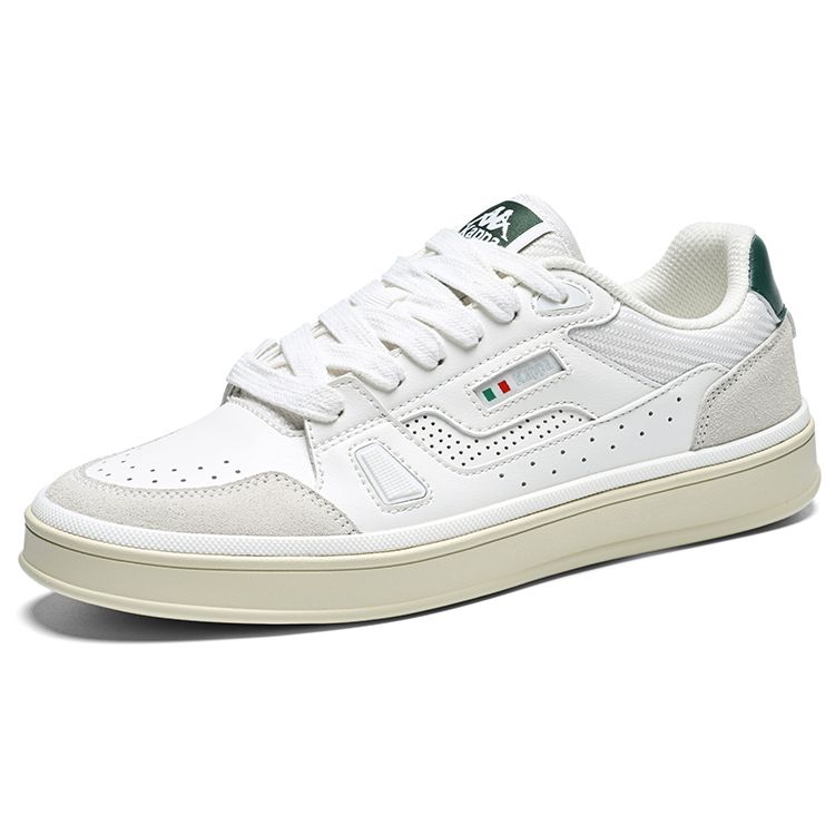 Kappa Turin 2.0 Series Commuter Casual Fashion Retro Slip-Resistant Durable Low-Top Sneakers Unisex sneakers White K0EX5CC13CJ-012