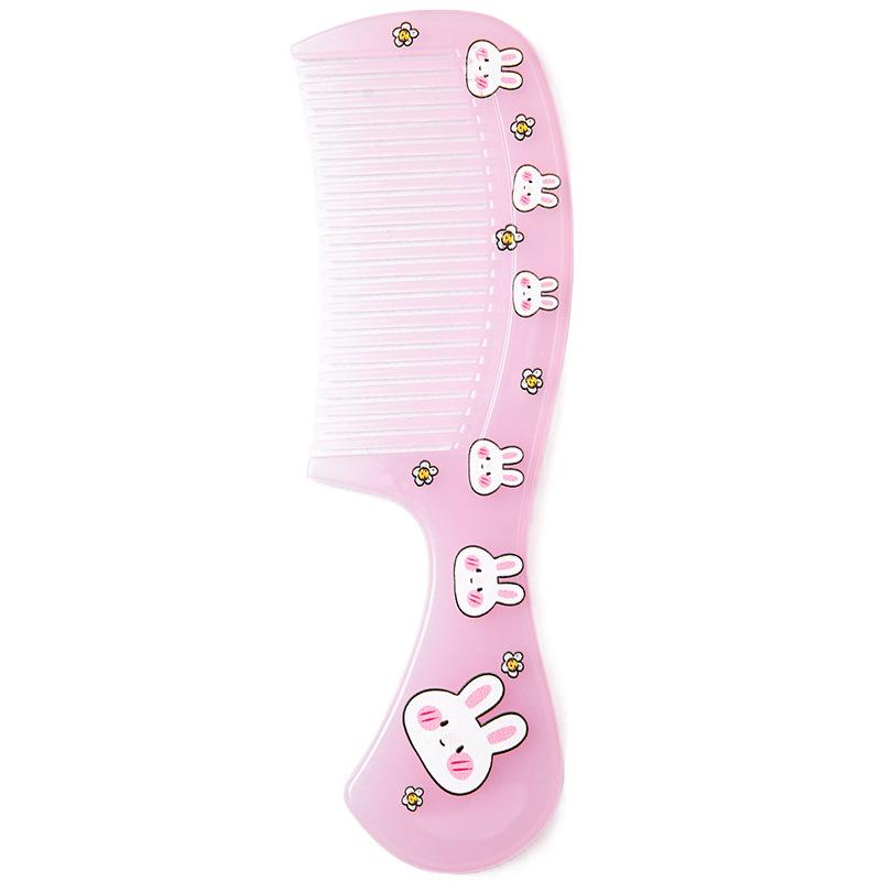 Cartoon Plastic Comb Cute Children's Small Comb Student Dormitory Hair Comb Home Portable Women's Hair Comb