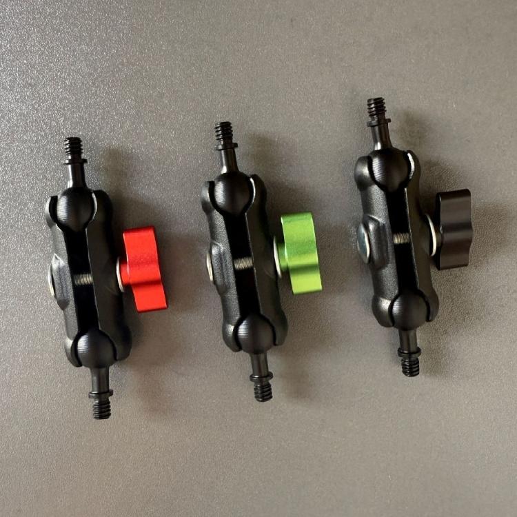 Standard 1/4 Inch Male To Male Adapter Mount Tripods Compatible Threaded Connector Lightweight Aluminum Alloy Iron