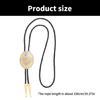 Distinctive Men's Leather Bolo Tie Men Leather Rodeos Necktie Garment Accessory for Parties And Casual Wear