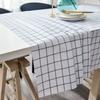 PEVA Table Cover Waterproof Oilproof Grid Tablecloth New Dining Table Colth  Home Kitchen