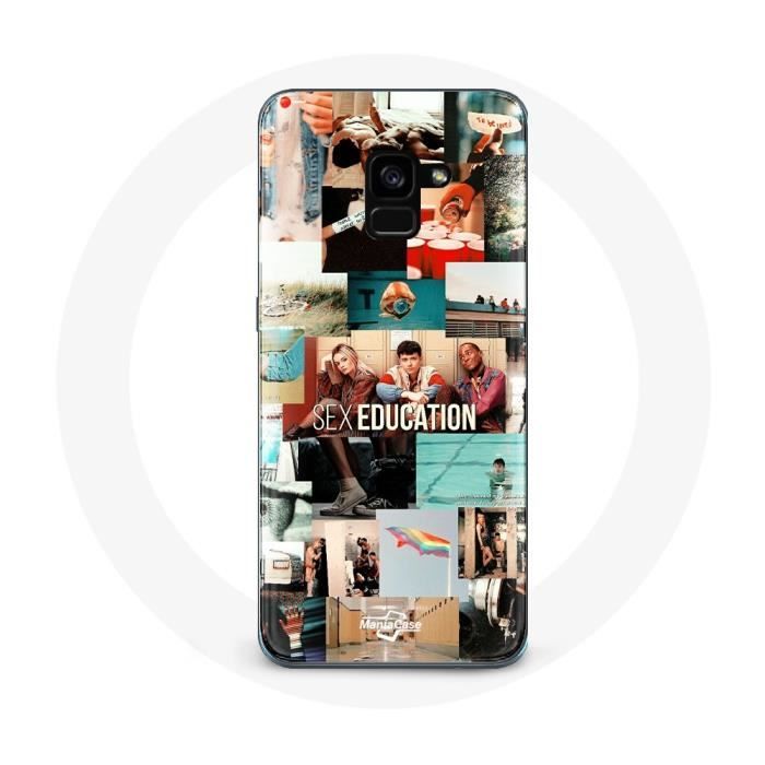 Coque pour Samsung Galaxy A8 Plus Sex Education Maeve Wiley et Otis Milburn