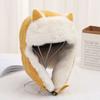 Cat Ear Ear-flapped Hat Thickened Earmuffs Hat Cute Earflaps Warm Hat  Winter