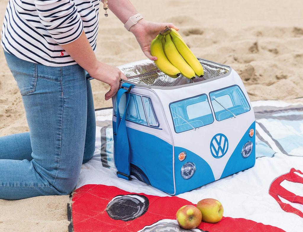 VW T1 Bulli Bus Cooler Bag, 30L, Blue, OL0185-BL