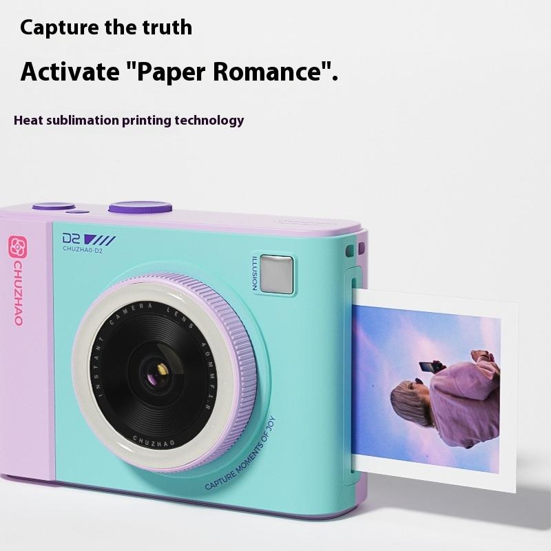 New Polaroid Camera Mini Film Camera Print Color Photos Instant Print Digital Camera For Chu zhao