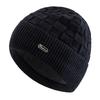 New Unisex Winter Hat Plush Fur Lined Warm Small Square Style Soft Beanie Hats For Men Women Thicken Ski Sports Knitted Hat