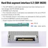 NFHK 22x80mm Kit NVME SSD Adapter for Motherboard SSD 750 P3600 P3700 Mini SAS HD U.2 SFF-8639 PCIe4.0 M.2 SFF-8643