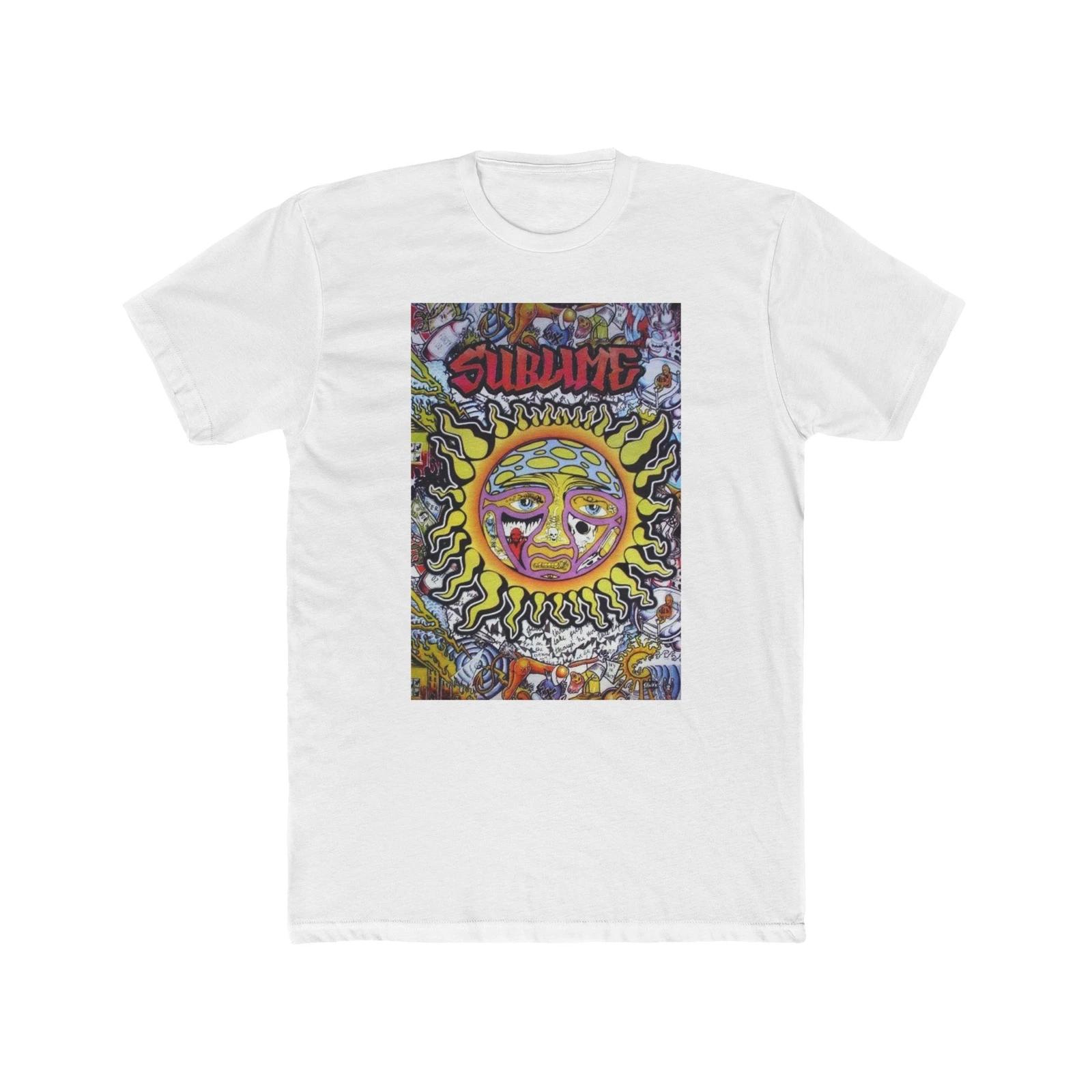 Men s and Women s T-shirts Sublime vintage graphic retro California 90s rock band Men s Cotton Crew Tee XXXXL