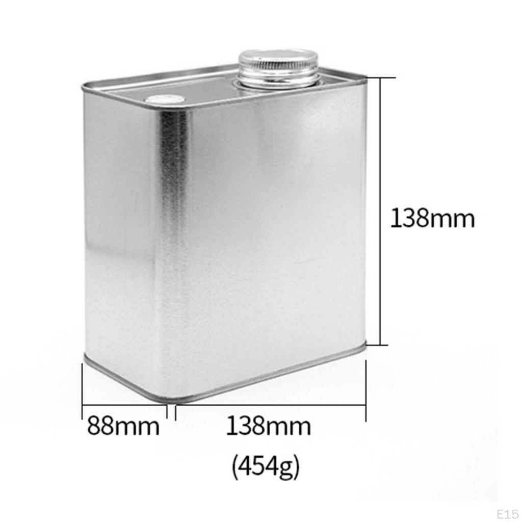 Metal Jars Tea Tin Containers Coffee Beans Portable Tinplate Cans for