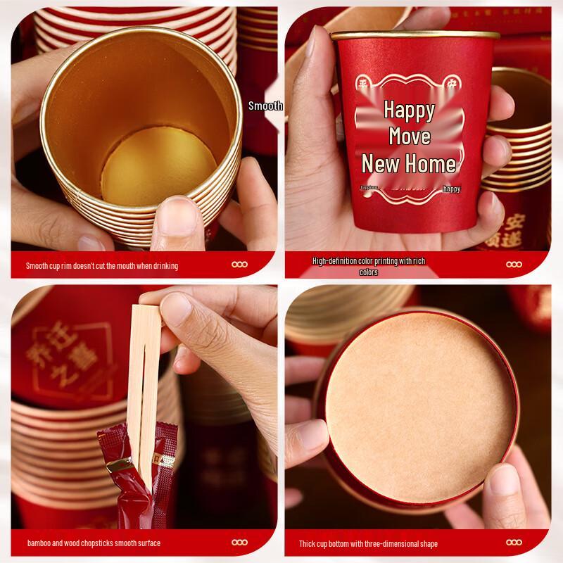 Housewarming Disposable Tableware Gift Set