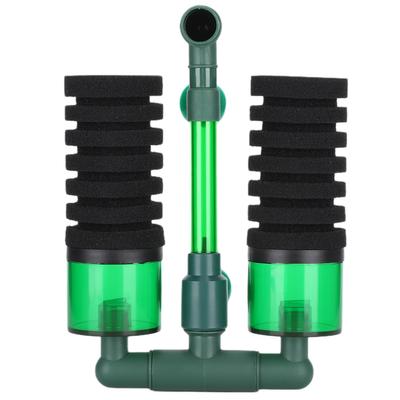 Aquarium BioChemical Double Sponge Cleaner Filter Ponorný pěnový filtr do nádrže na ryby(QS100A S s